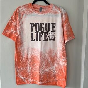 Orange 'Pogue Life' Graphic T-Shirt